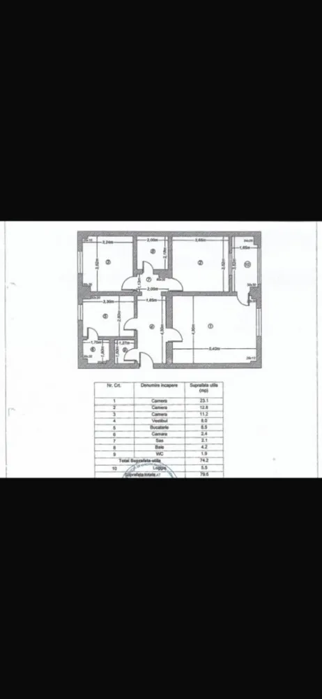 Apartament de vanzare 3 camere Bd Octavian Goga- zona Unirii