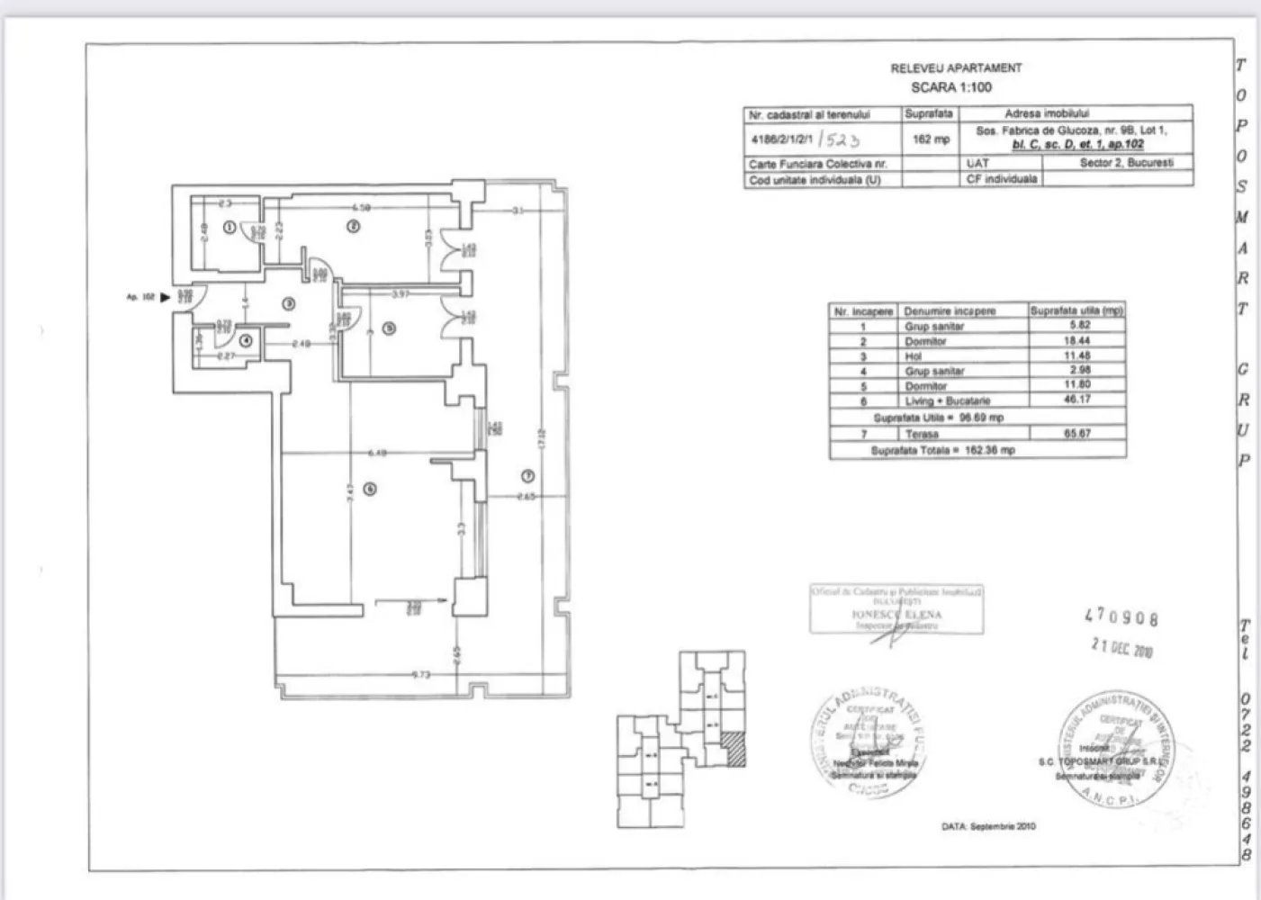 Apartament UPGROUND 3 camere 163 mp - Situat în zona de Nord a Bucurestiului, UpGround este un proiect rezidenţial ce promoveaza un nou concept de stil de viata. Cu o arhitectura moderna, finisaje de foarte buna calitate si apartamente spatioase, UpGround aduce aproape de tine toate facilitatile zilnice necesare. Facilitati: -foarte aproame de metrou piperea (5 minute de mers pe jos) -farmacie -sala sport world class -market - restaurante,cafenele -spalatorie -cofetarie Apartamentul este situat la etajul 1 -are o suprafata de 162,5 mp -locuri de parcare -boxa -necesita renovare PRETUL ESTE NEGOCIABIL!