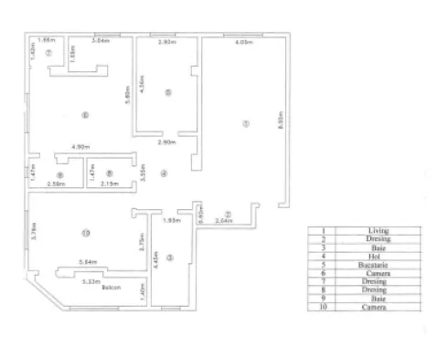 Penthouse Soseaua Nicolina CUG 130m2 bloc nou Mobilat Utilat Lux
