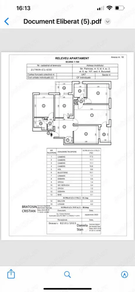 vand apartament 4 cam - apartment 4 cam la piața sudului 2bai,2balcoane, reabilitarea finalizată acum,