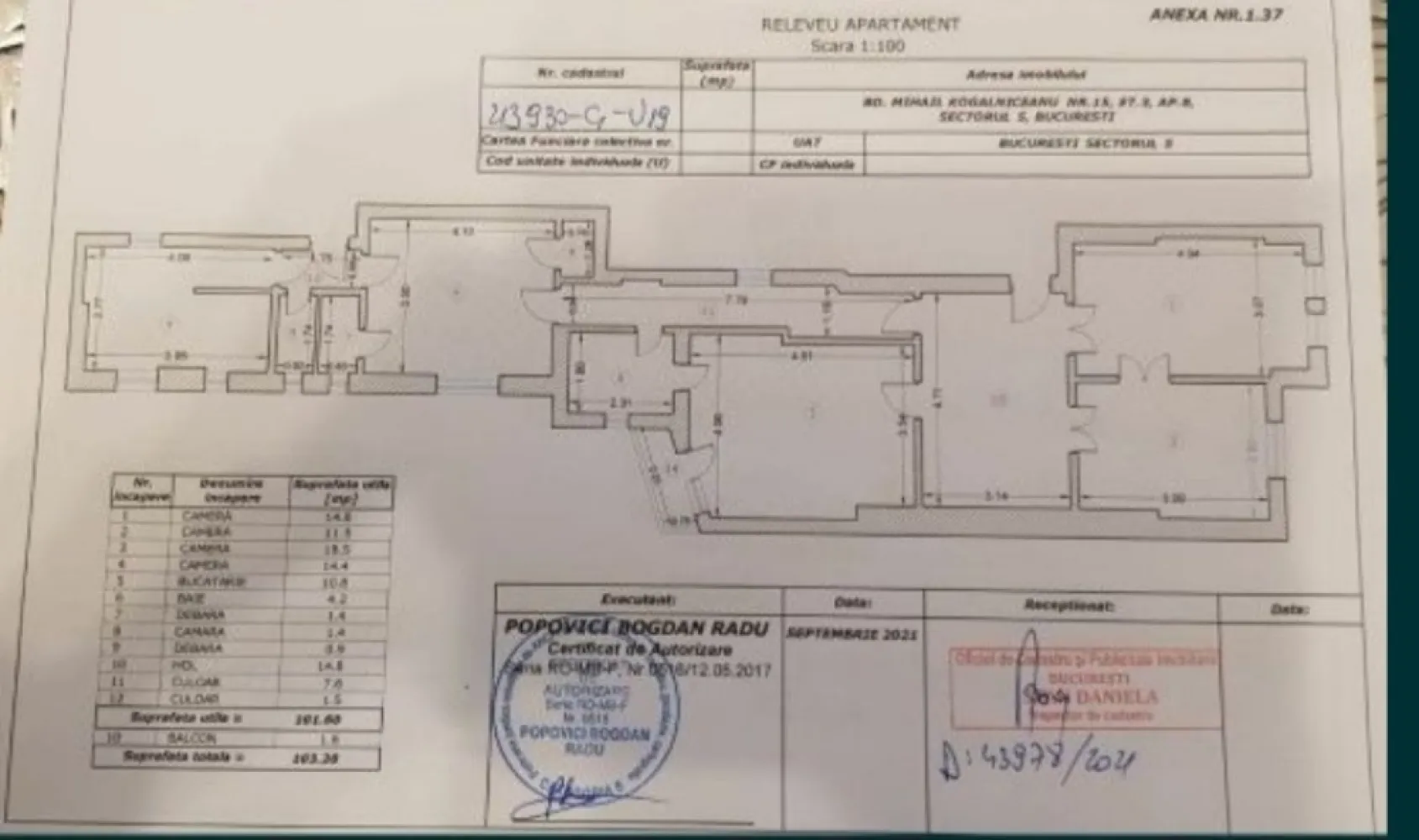 Proprietar,100 metri utili - apartament excelent poziționat pe bulevar