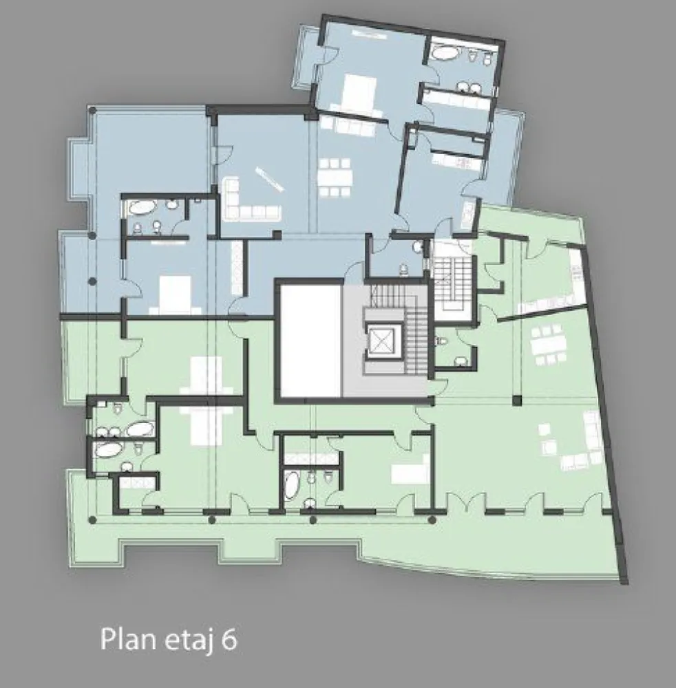 PENTHOUSE DE LUX CU VEDERE LA PARCUL HERASTRAU - Descoperă unităţile rezidenţiale finalizate din apropierea parcului Herastrau, cu cele mai spectaculoase privelişti ce pot fi savurate de la balcoanele unora dintre cele mai bine amplasate apartamente si penthouse-uri din Bucuresti. Penthouse-ul face parte dintr-un ansamblul rezidential situat pe sos. Nordului, intr-o zona linistita la câţiva paşi distanţă faţă de Parcul Herăstrău, cel mai mare parc din zona de nord a Bucureştiului. Acest complex de apartamente, beneficiaza de un design deosebit, finisajele fiind de înaltă calitate, de un design sofisticat, spaţii verzi şi vederi panoramice. Penthouse-urile au priveliste spre parcul Herastrau, complet finisate si pregatite pentru a fi locuite. Materiale durabile; Eficienţă energetică; Sisteme de instalare cu poluare scăzută; Calitate excelentă a mediului interior. Caracteristici imobil: Structura imobilui este din beton armat. Cladirea este izolata termic cu polistiren de 10cm. Compartimentarile sunt realizate din caramida BCA, placate cu gips carton si finisate cu vopsea lavabila de culoare alba. Baile sunt placate cu gresie si faianta. Tamplarie PVC negru cu geam tripan. Glafuri din piatra naturala. Fatada dinspre curtea interioara este acoperita cu decorativa de culoare bej. Fatada publica este acoperita cu placaj compozit de culoare negru si alb cu intarsii de banda led. Centrale termice pe gaz Viessmann, cu boier, individuale pentru fiecare apartament. Instalatii sanitare si termice realizate cu conducte din PP-R Aquatherm si PEX-A Uponor. Instalatii incalzire in pardoseala realizate cu sistem Uponor. Instalatii climatizare inverter Starway, multisplit cu distributie prin grile ingropate. Usi interioare culoare mahon. Terase acoperite cu gresie antiderapanta flotanta. Balcoane curte interioara placate cu gresie. Usi metalice furniruite la intrarea in apartamente. Pordoseli placate cu gresie imitatie lemn. Balustrade din otel inox cu parapet din sticle securizata. Garaj subteran finisat cu vopsea lavabila alba Printre atracţiile acestui complex exclusivist situat pe Sos. Nordului se numără: PARCUL HERASTRAU 0KM/0 MIN SATUL FRACEZ 450M/ 2 MIN STATIE METROU AUREL VLICU 2,4 KM/7 MIN ARCUL DE TRIUMF 3,3 KM/10 MIN AEROPORTUL BANEASA 3,4KM/10MIN PIATA VICTORIEI 4,2 KM/13 MIN MALL BANEASA 5KM/12 MIN HOTEL RAMADA 800M/4 MIN plus multe restaurante de elită pe drumul principal şi pe lac. Accesul rapid la şcolile internaţionale şi centrele de birouri comerciale din Pipera reprezintă, de asemenea, un atu. Saloane moderne de înfrumuseţare şi săli de fitness sunt disponibile în imediata apropiere. Distanţa până în centrul oraşului este una foarte scurtă, 5 minute faţă de Piaţa Charles de Gaulle, iar conexiunea cu Aeroportul Internaţional Henri Coandă este, de asemenea, rapidă şi uşoară. Penthouse â€“ cu 5 camere, suprafata 550 mp â€“ 2.000.000 Euro + TVA Apartamentele cu 4 camere: SUPRAFEŢE: 240 mp â€“ 247 mp.PREŢ: 800.000 â€“ 830.000 EURO + TVA Apartamentele cu vedere spre parcul Herastrau â€“ 830.000 Euro + TVA Apartamentele cu vedere spre zona Baneasa â€“ 800.000 Euro + TVA DIRECT DEZVOLTATOR, COMISION 0%
