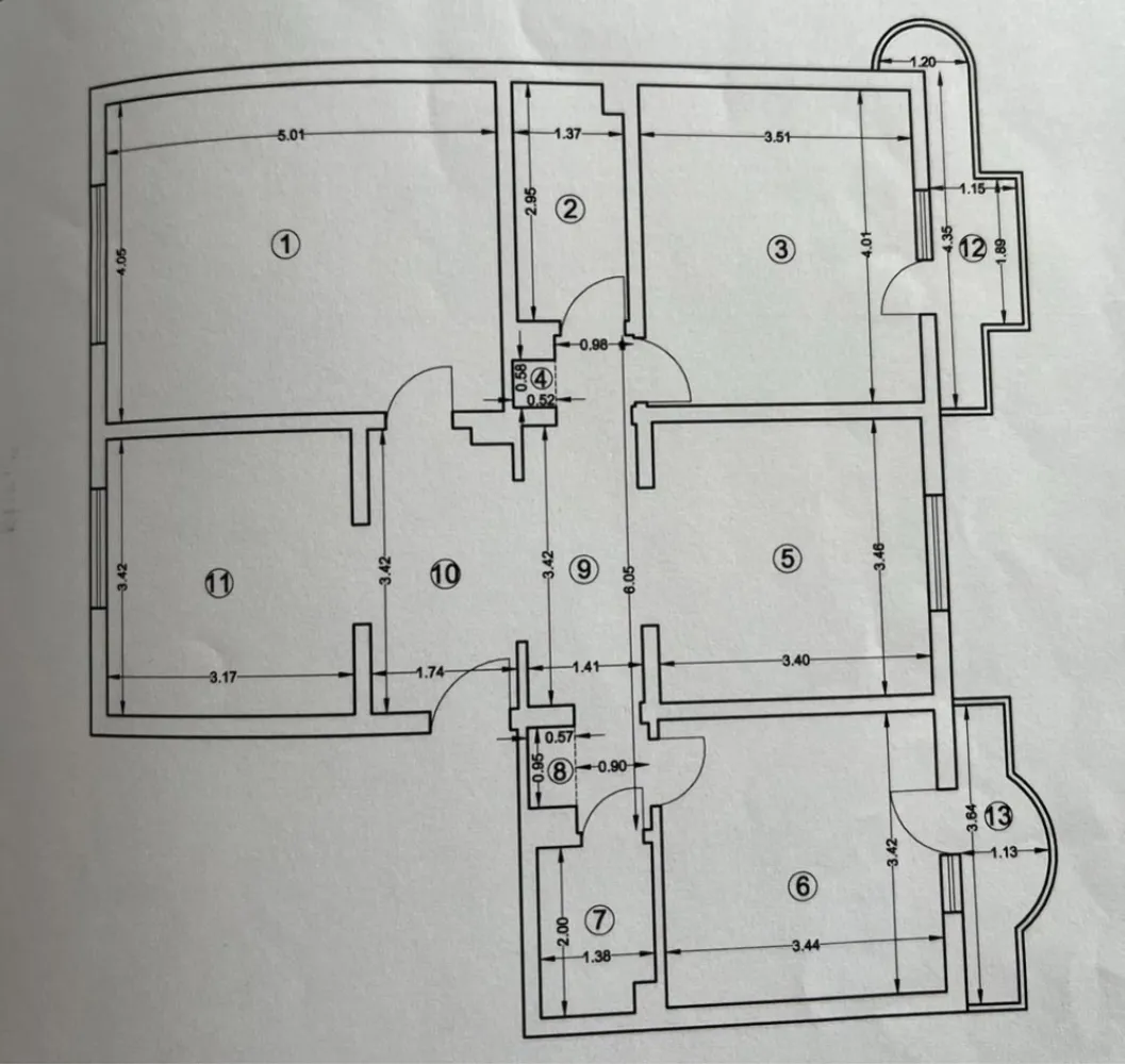 Apartament 4 camere zona mall vitan- nerva traian