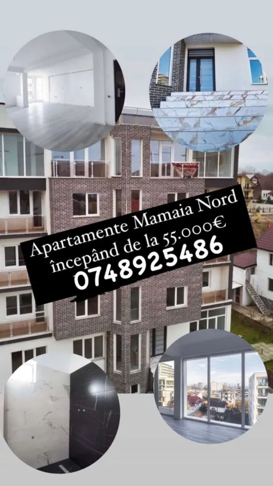 PROPRIETAR apartamente Mamaia Nord 2 camere incepand de la 55.000 53mp