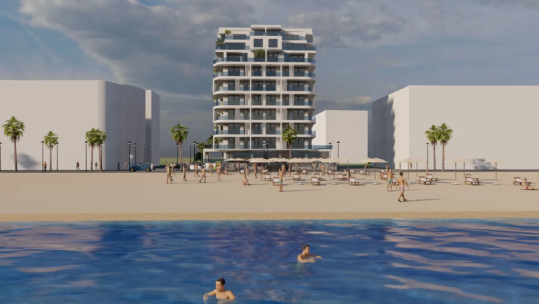 Ag. Eu. vinde Ap. 2 Cam 60 mp Terasa 12 mp An finalizare 2024 Mamaia Nord - Agentia Europa doreste sa va puna la dispozitie un nou ansamblu care are predare la cheie in decembrie 2024. Poziționat în prima linie la mare, la 20 de metri de plaja din Mamaia Nord apartamentul este compus din 2 amere si dispune de urmatoarele suprafete: 1. Suprafata utila: 39 mp 2. Suprafata tootala 51 mp 3. Suprafata construita: 60 mp 4. Suprafata balcon: 12 mp   Apartamentul se preda complet finisat și include următoarele dotări: • pereți finisați cu vopsea lavabilă, faianță; • parchet și gresie; • uși interioare și exterioare; • tâmplărie de aluminiu cu sticlă tripan; • baie utilată; • încălzire în pardoseală; • centrală individuală pe gaze; • aer condiționat; • marmură în balcoane; • balustrade la balcon din sticlă în menghină; • branșamente la utilități (energie electrică, gaze, apă, canalizare, fibră net/ tv); ;   Localizarea privilegiată de care se bucură noul imobil este completată de facilitățile dedicate confortului și siguranței locatarilor. Ansamblul dispune: -de parcare proprie (30 de locuri de parcare subterană și 50 locuri de parcare la sol), -sistem de supraveghere - video interfon - două lifturi panoramice din sticlă - fațadă ventilată -platformă de gunoi special concepută pentru colectarea selectivă -spații comune complet finisate. La parter, sunt două spații comerciale de dimensiuni generoase. Comision 0% de la cumparator