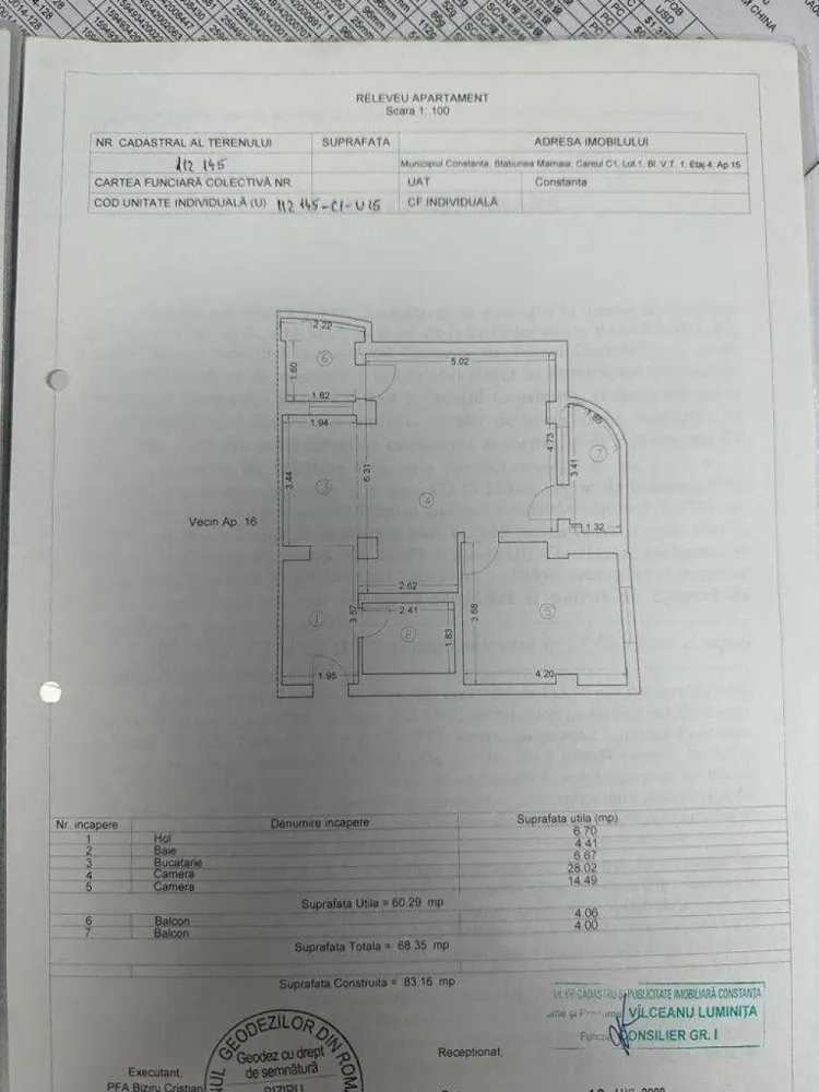 Vand apartament in Mamaia Nord zona Fratelli, Nuba, Loft