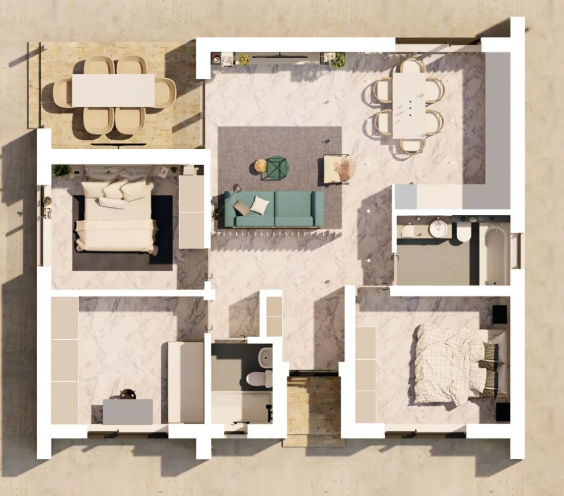 Ag EUROPA vinde casa individuala NOUA cu 3 camere in zona DARA. - Agenția EUROPA vinde casa individuala NOUA cu 3 camere si teren aferent de 300mp în zona DARA.