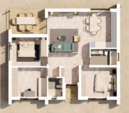 Ag EUROPA vinde casa individuala NOUA cu 3 camere in zona DARA.