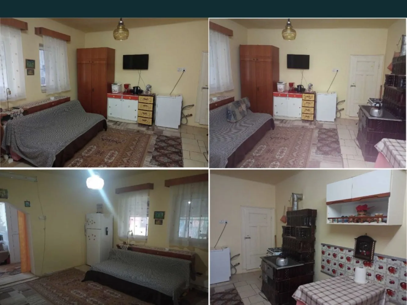 Casa de vanzare sau schimb cu apartament - Proprietar persoană fizică, vând (sau schimb cu apartament în Satu Mare şi eventual ofer diferenţa în Euro la înţelegere), casă din cărămidă cu fundaţie din beton, situată la 15 Km depărtare de Satu Mare, în sat Tătăreşti, Comuna Viile Satu Mare, drum nou foarte bun, complet reabilitat în urmă cu un an de zile. Casa are 3 camere cu o suprafaţă utilă de 105m², dotată cu sobe din teracotă, aer condiţionat Ferroli de 12000 BTU, montat în 2023, toaletă de serviciu în casă situată separat de baia mare (la fel situată în casă) care este dotată cu boiler mixt curent+lemne, cadă acryl, chiuvetă etc.(casa este construită în anul 1975). Casa este racordată la apă curentă şi canalizare şi are internet, telefonie şi TV prin fibră optică de la Digi. Proprietatea are o suprafaţă totală de 30 Ari, sunt practic 3 locuri de casă(casa propriuzisă şi încă 2 locuri de casă în stânga şi în dreapta casei iar unul dintre locuri are canalizare separată)şi are un front la stradă de 60m. Strada pe care se află proprietatea este asfaltată şi se află la aprox. 250m distanţă de drumul principal care traversează localitatea, deci este o stradă liniştită(în partea stângă a proprietăţii se află o casă de rugăciune). Casa are beci sub cămară, are terasă, bucătărie de vară,şură mare renovată recent, prevăzută în interior cu un grajd transformat în magazie de scule, garaj din lemn cu fundaţie din beton, fântână cu apă potabilă care poate fi folosită la udatul grădinii(fără a fi contorizată), coteţe de porci şi găini din cărămidă, afumătoare, geamuri termopan la jumătate din casă(inclusiv uşa de intrare principală)… Gospodăria este prevăzută cu absolut toate sculele necesare întreţinerii proprietăţii(inclusiv diferite maşini de tuns iarba pe benzină etc.). Ȋn şură sunt lemne de foc destule pentru cel puţin încă 3 ani de zile. Proprietatea este cu absolut toate actele la zi, fără sarcini. Ȋn grădină sunt pomi fructiferi şi viţă de vie. Casa se vinde mobilată şi utilată la înţelegere, sunt toate condiţiile de trai ca şi într-un apartament(TV-uri moderne, maşină de spălat haine,maşină de spălat vase cu 1 an vechime etc.). Casa se află pe Str.Morii Nr.179, Sat Tătăreşti. TELEFON 07*******06