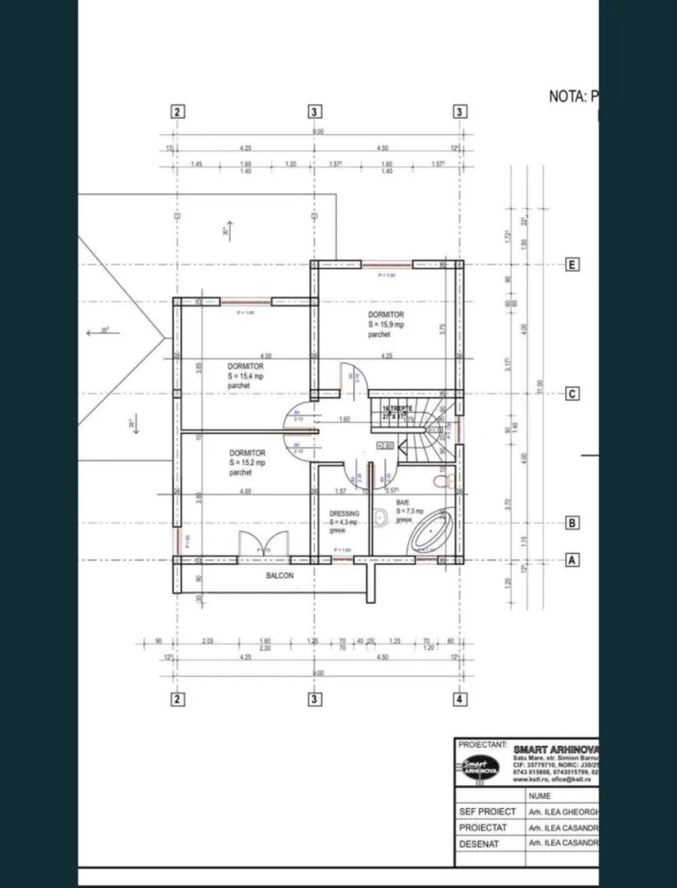 Vand casa Drumul Odoreului122 mp utili - Proprietar, Vand Casa noua , Zona Odoreului Cartier Iris 2 , vizavi de sala de nunta Suprafata construita este de 155mp , utila de 122 mp + 40 mp terasa si garaj acoperit , gata finisat , vopsit in Alb Suprafata terenului este de 340 mp Casa se preda in urmatoarele conditii : - toate utilitatile , Curent , Gaz , apa , canal , RDS Gard din placi de beton despartitoare intre case Gard din beton la strada - Interior tencuit, gletuit si Vopsit Alb -Geamuri termopan Rehau Synego cu 7 camere ,3 sticla si 3 garnituri + pervaze interior si exterior - Instalatie electrica -instalatie sanitara cu incalzire in pardosea la parter si etaj - Exterior izolat cu polistiren de 10 cm + silicat - Balustrada din sticla securizata si laminata de 16 mm Compartimentare parter -Hol , -Living , -bucatarie , -baie , -terasa si garaj Compartimentare etaj - 3 dormitoare -1 baie -1 dresing -hol + urcare in pod Pt informatii 0 ************************ 2