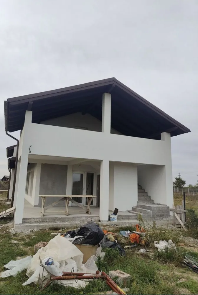 Casa noua de vanzare ( semifinisat) in Ruseni, com. Paulesti