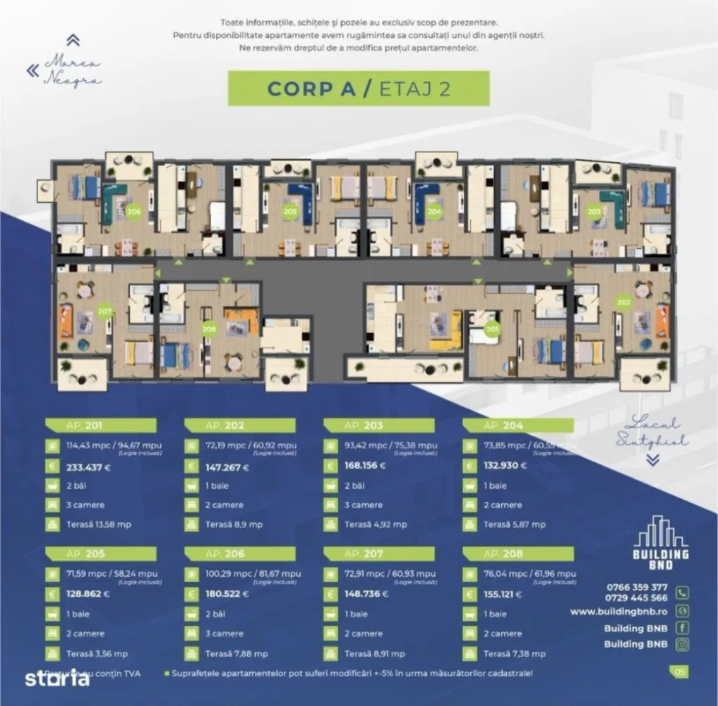 Finalizat-Ap 2 camere Bd Mamaia