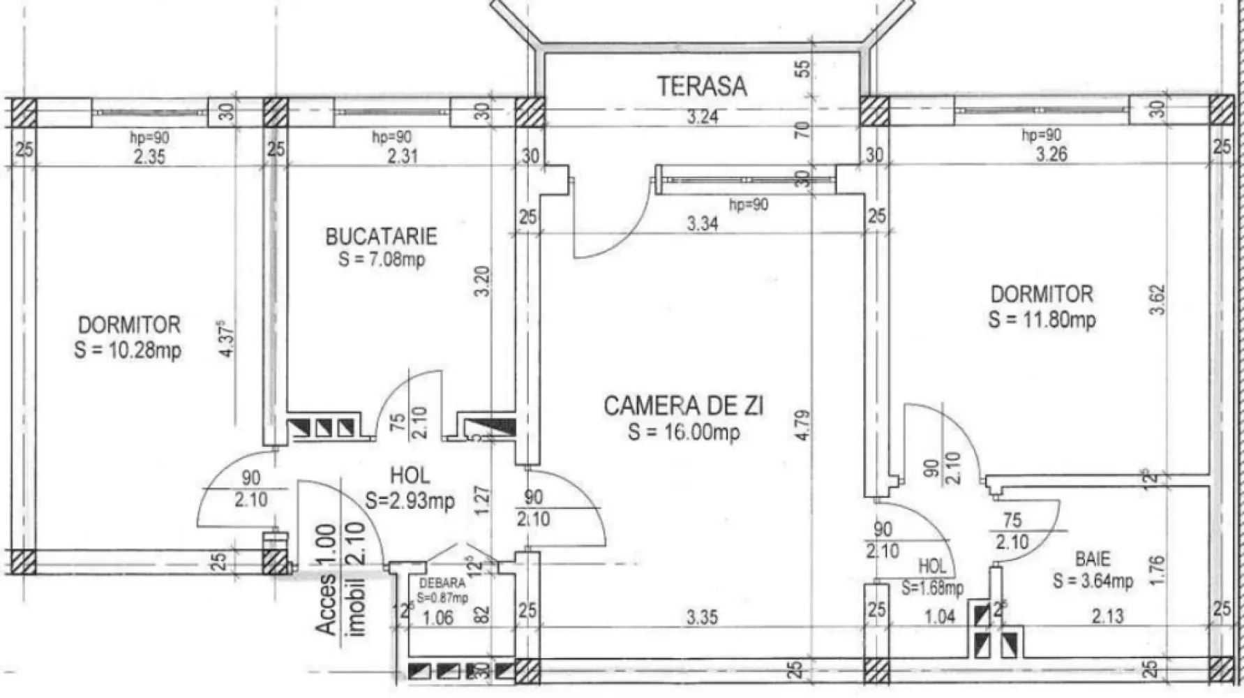 Ap 3 camere, mobilat, centrala, Tomis Nord, zona Brotacei - Apartament cu 3 camere semidecomandate, incadrat, bloc din caramida, suprafata de 57 mp, etaj 4/4, fara probleme hidroizolatie. Liber de sarcini, actele pregatite pentru vanzare. Se vinde partial mobilat Zona foarte linistita, vedere spre alee - parcare. In apropiere se afla: piete, gradinita, cresa, scoala, magazine, spatii comerciale, farmacii, spatii verzi, loc de joaca, mijloace de transport in comun ce permit acces direct catre marea majoritate a zonelor orasului. Acces facil catre punctele de interes din zona: Universitatea Ovidius, City Park Mall, parc Tabacarie. Prezinta urmatoarele: - Gresie, faianta, parchet - Cabina dus - Usa metalica la intrare - Usi interioare schimbate - Geamuri termopan - Balcon inchis - Centrala termica Ariston - Aer conditionat - Sistem supraveghere video: hol intrare(interior), bucatarie, living - Interfon - Loc parcare rezervat. Accept si unele variante cu casa, doar in localitatile Cumpana, Lazu, Ovidiu, Valu lui Traian.