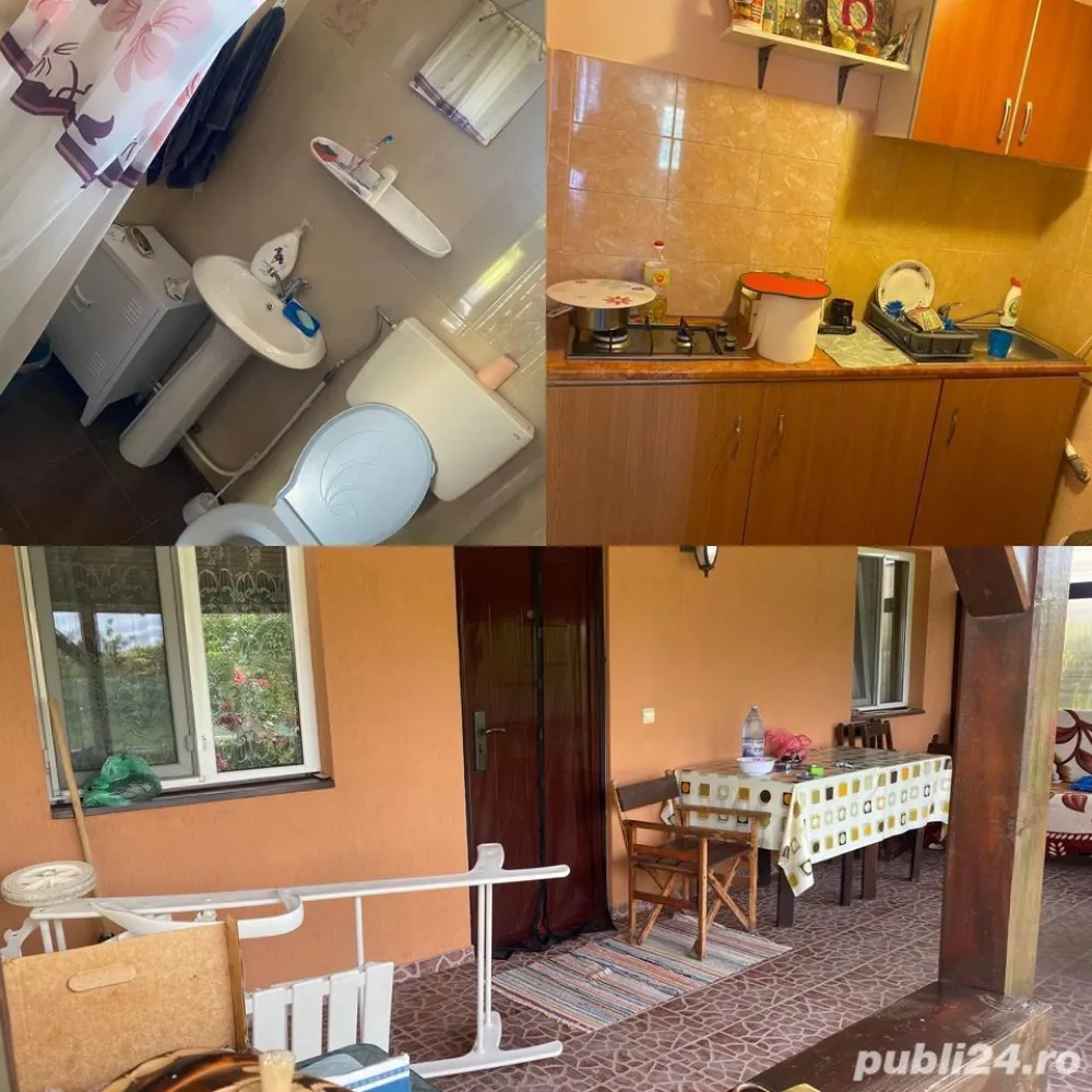 oportunitate cabana la baile termale mihaieni com acas - cabana se afla la 100m de baile termale living 2 dormitoare ,baie bucatarie terasa peste68mp utili ,500mp teren fundatie beton,pereti caramida,acoperis tabla, etc