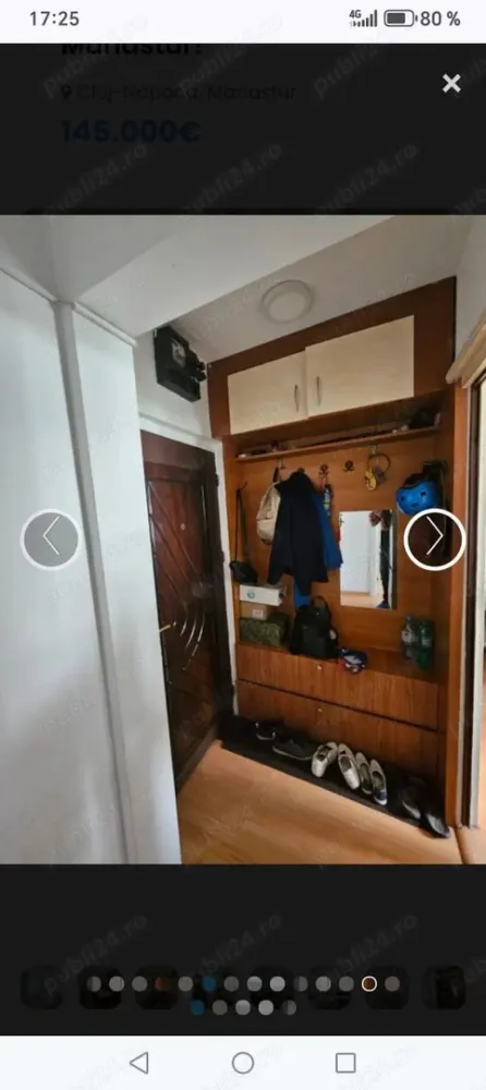 BRASADAS vinde ap. 3 cam in Manastur. - Agentia Imobiliara BRASADAS vinde apartament cu 3 camere, 45 m2, etaj 1/4 în Manastur bloc izolat și cu centrala termica. www.brasadas.com.